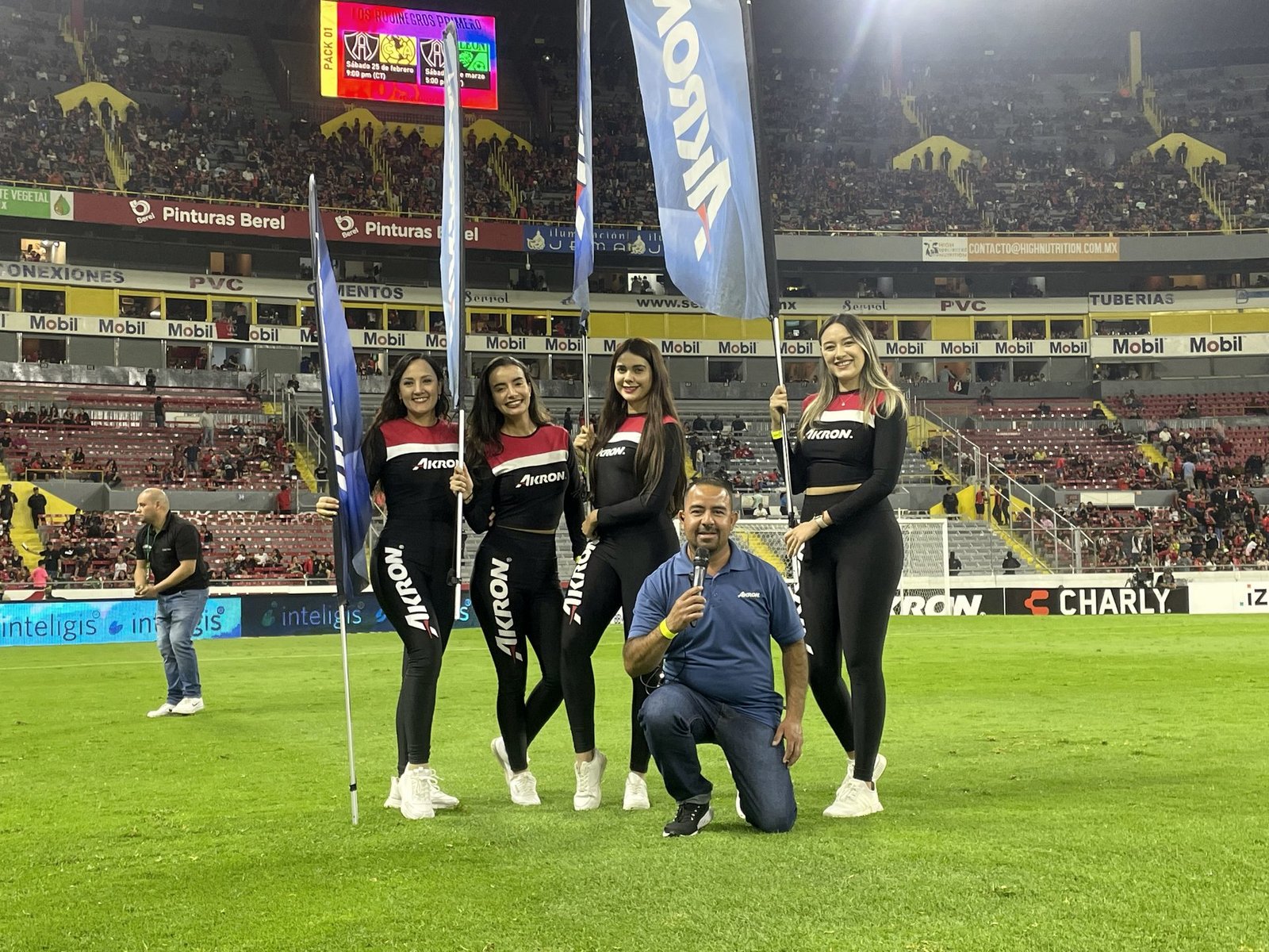 Estadio durante activación deportiva